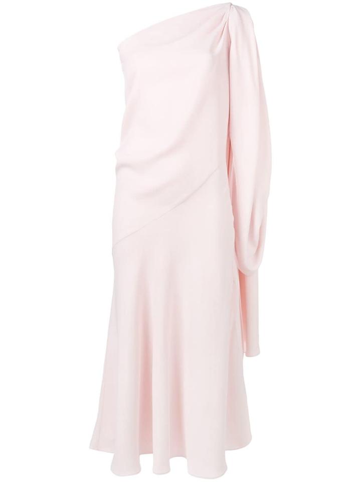 Esteban Cortazar One Shoulder Dress - Pink