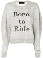 Dsquared2 Born To Ride Sweatshirt - Grey
