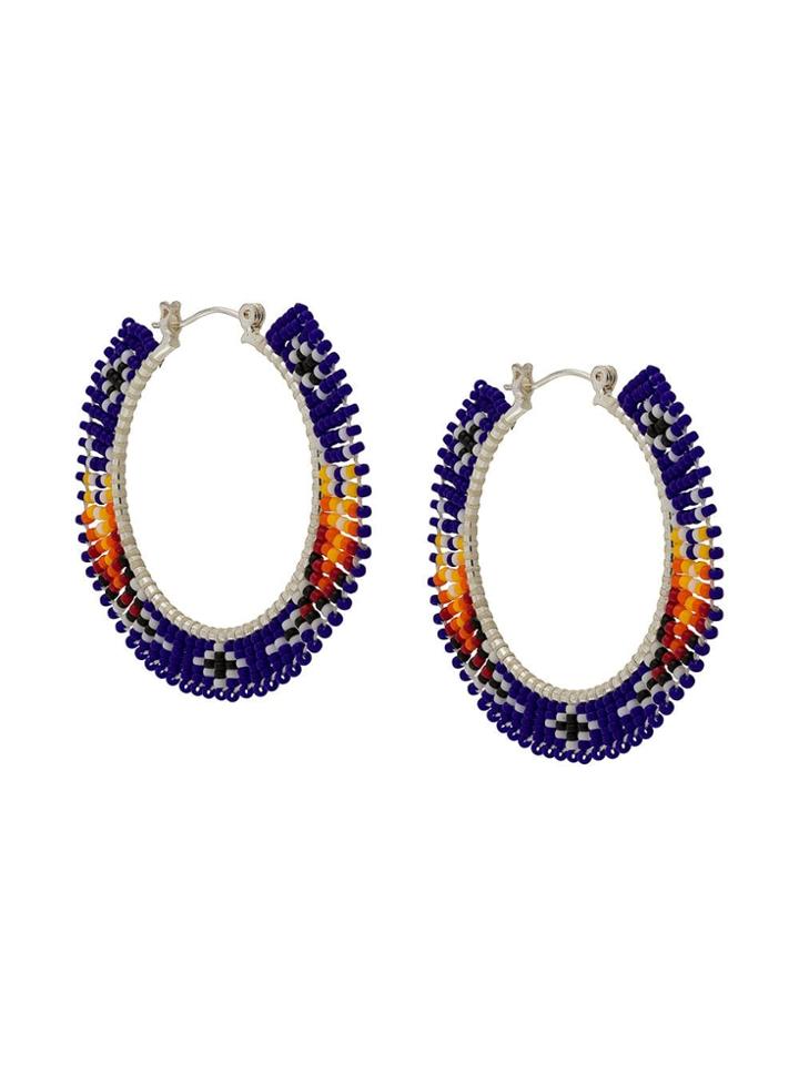 Jessie Western Jessie Western Hoop Earring - Blue