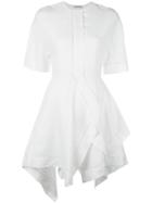 J.w.anderson - Handkerchief Dress - Women - Linen/flax - 6, White, Linen/flax