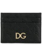 Dolce & Gabbana Logo Plaque Cardholder - Black