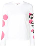 Comme Des Garçons Girl Crew Neck Longsleeve - White