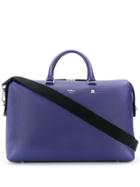 Mulberry City Weekender Heavy Grain Luggage Bag - Blue