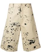 Oamc Paint Splash Shorts - Neutrals