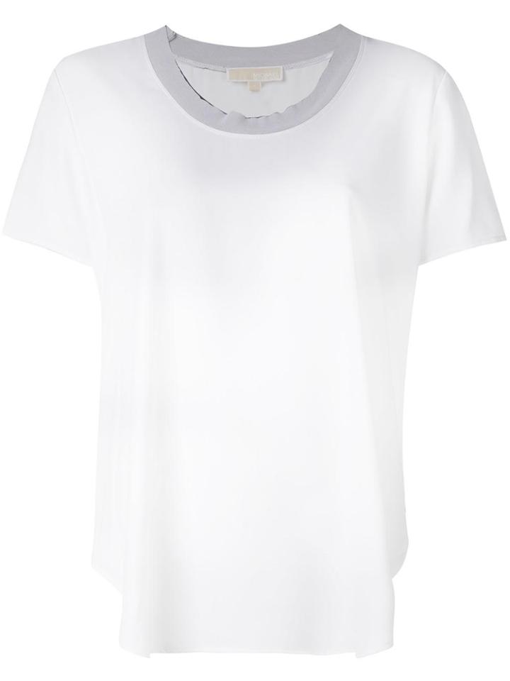 Michael Michael Kors Round Neck T-shirt - White