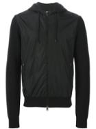 Moncler Two-tone Sweatshirt, Men's, Size: Xl, Black, Acrylic/polyamide/wool