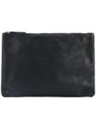 Ann Demeulemeester - Large Alana Pouch - Unisex - Leather - One Size, Black, Leather