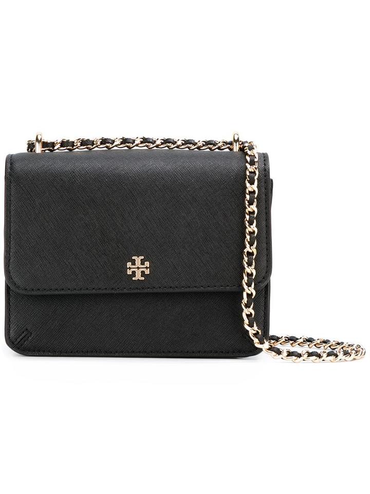 Tory Burch Chain Strap Crossbody Bag, Women's, Black, Leather