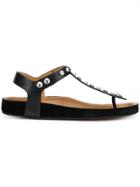 Isabel Marant Studded T-bar Sandals - Black