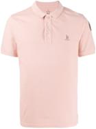 Parajumpers Embroidered Logo Polo Shirt - Pink