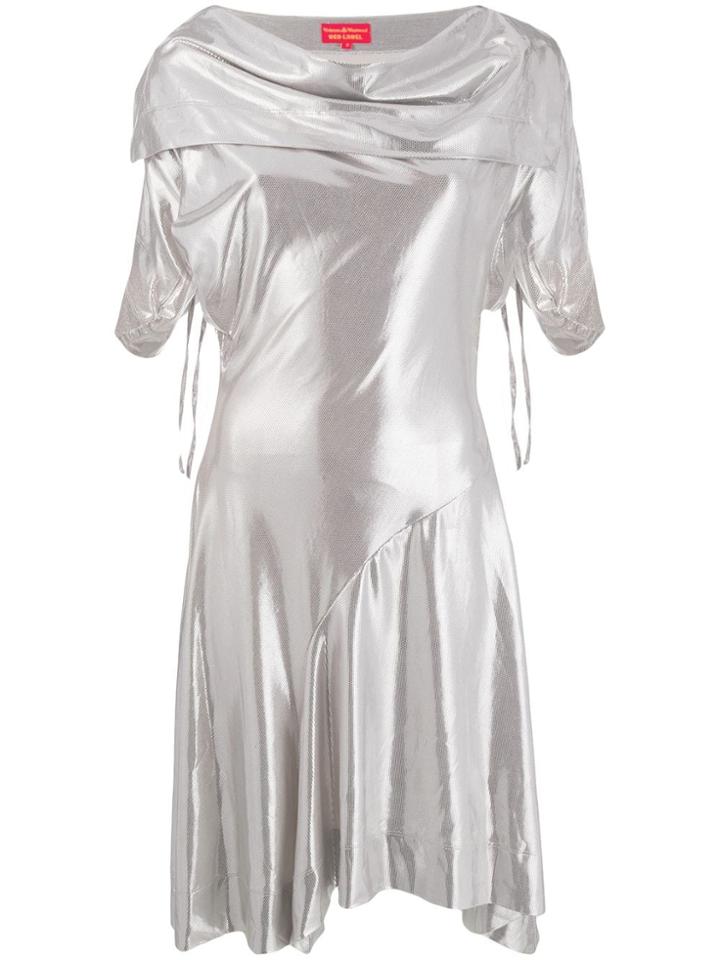 Vivienne Westwood Pre-owned Draped Collar Dress - Silver