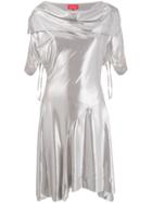 Vivienne Westwood Pre-owned Draped Collar Dress - Silver