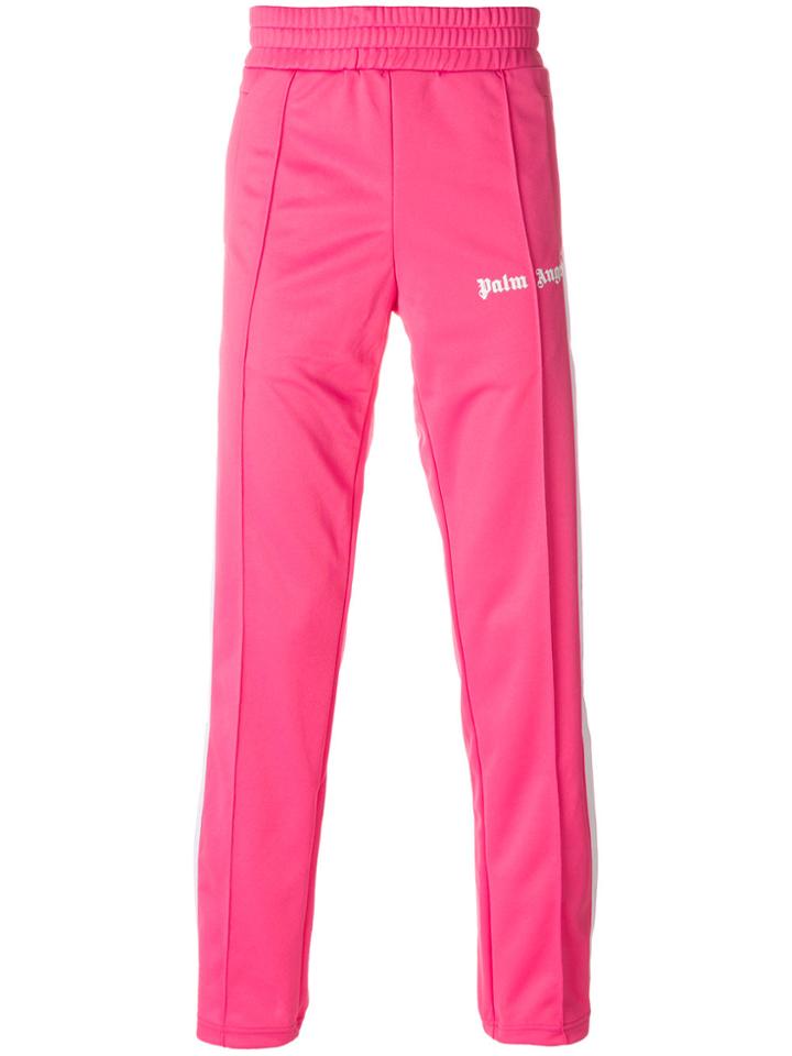 Palm Angels Logo Track Pants - Pink & Purple