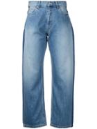 Serge De Blue Striped Jeans, Women's, Size: 28, Cotton