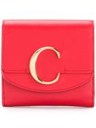Chloé C Wallet - Red