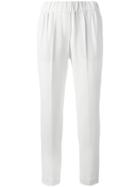 Brunello Cucinelli Tailored Cropped Trousers - White