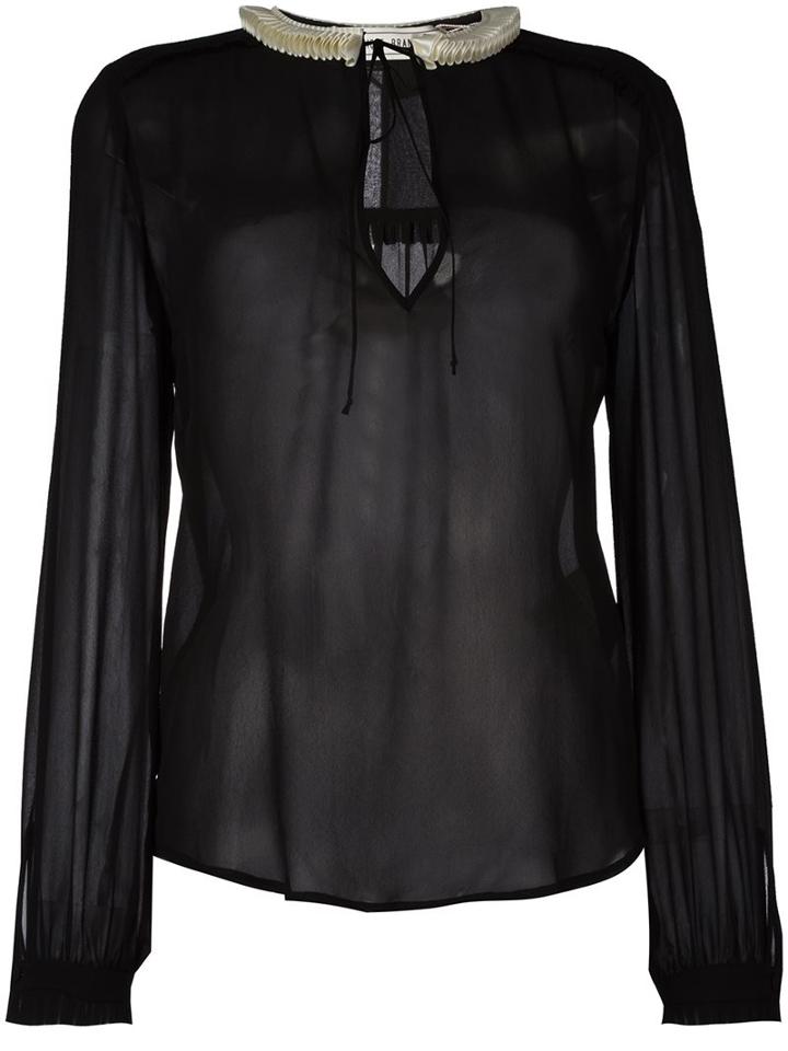 Veronique Branquinho Sheer Blouse
