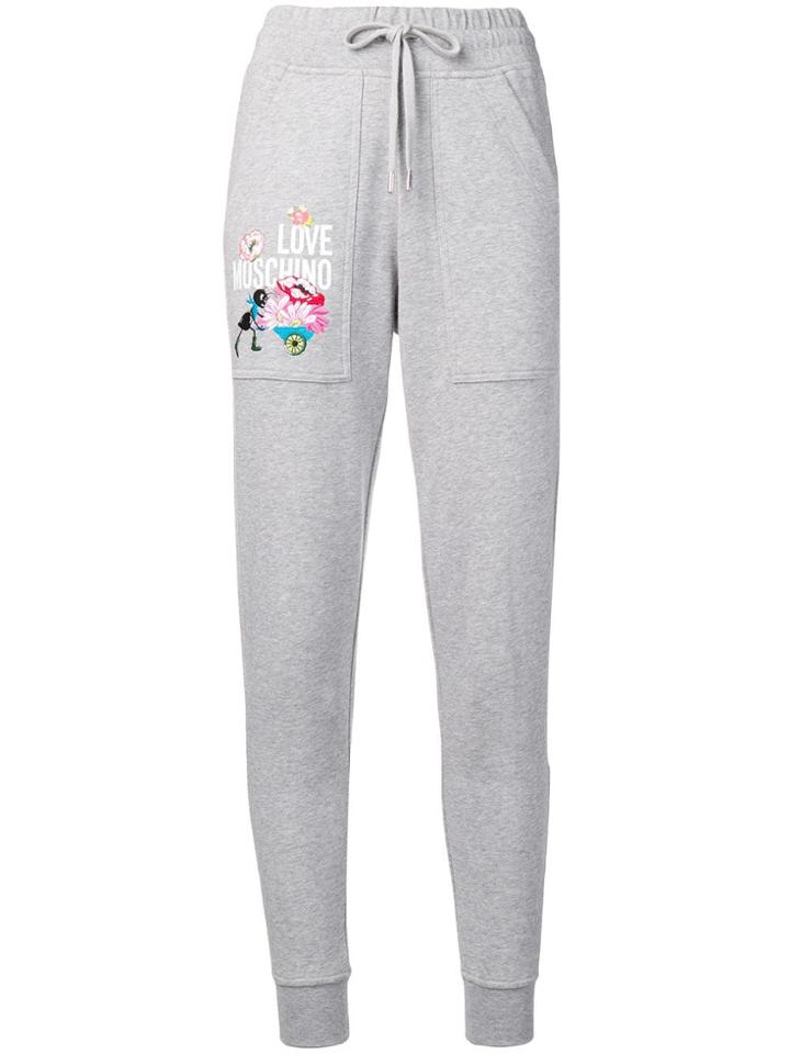 Love Moschino Track Pants - Grey