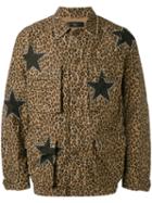 Amiri - Leopard Print Military Jacket - Men - Cotton - M, Brown, Cotton
