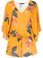 Vix Paula Hermanny Tulum Tunic Dress - Yellow & Orange
