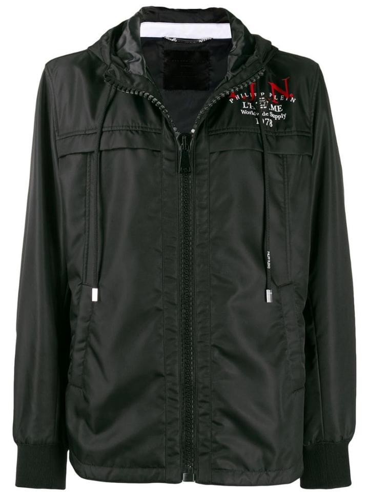 Philipp Plein Skull Print Jacket - Black