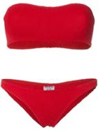 Hunza G Gabrielle Bandeau Bikini Set - Red