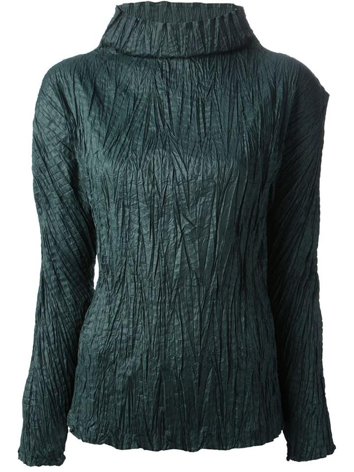 Issey Miyake Vintage Wrinkled Effect Top