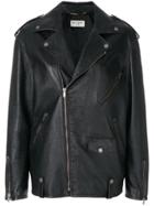 Saint Laurent Oversized Zip Jacket - Black