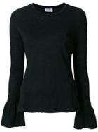 Frame Denim Flared Sleeves Blouse - Black