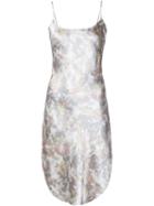 Maiyet Mirage Print Satin Dress
