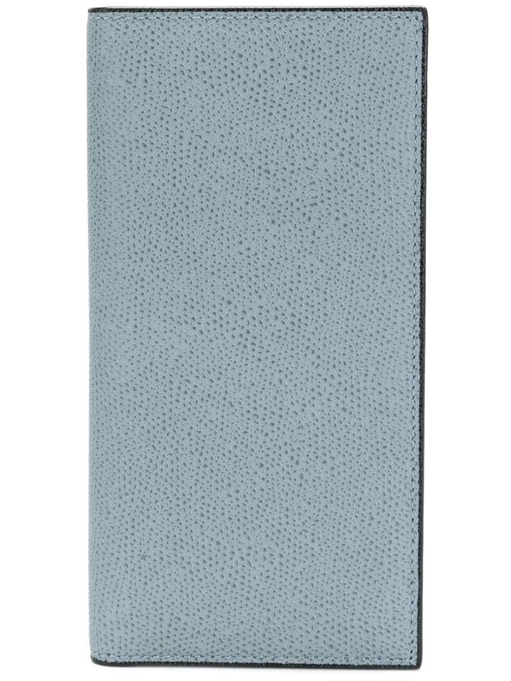 Valextra Long Billfold Cardholder - Blue