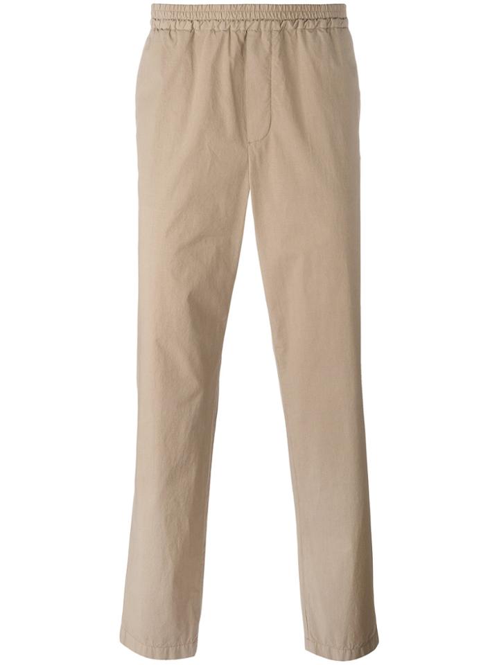 Msgm Plain Track Pants - Nude & Neutrals