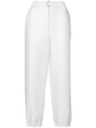 Christian Wijnants - Cropped Trousers - Women - Polyester - 36, Women's, White, Polyester