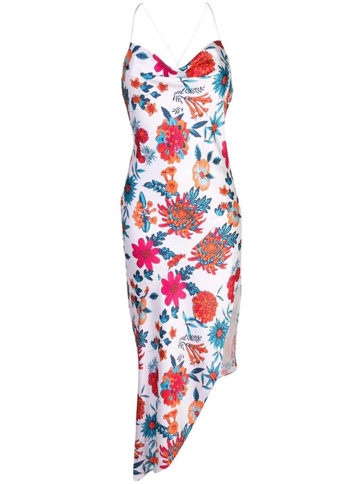 Haney Goldie Floral-print Dress - White