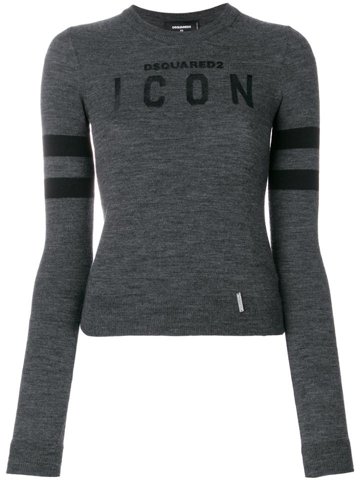 Dsquared2 Icon Knit Jumper - Grey