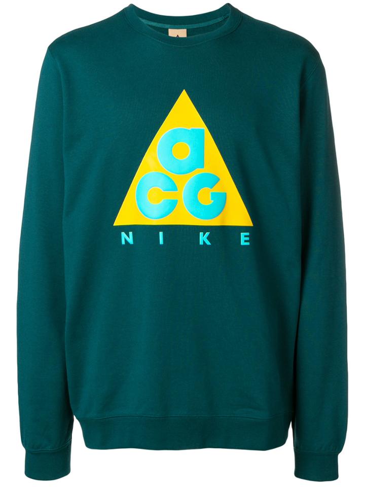 Nike Acg Crew-neck Sweatshirt - Green