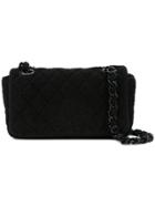 Chanel Vintage Quilted Cc Logo Shoulder Bag - Black