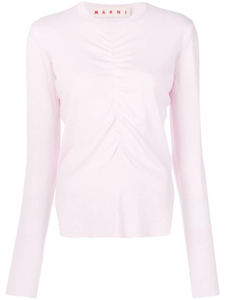Marni Gathered Detail Jumper - Pink