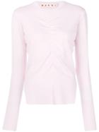 Marni Gathered Detail Jumper - Pink