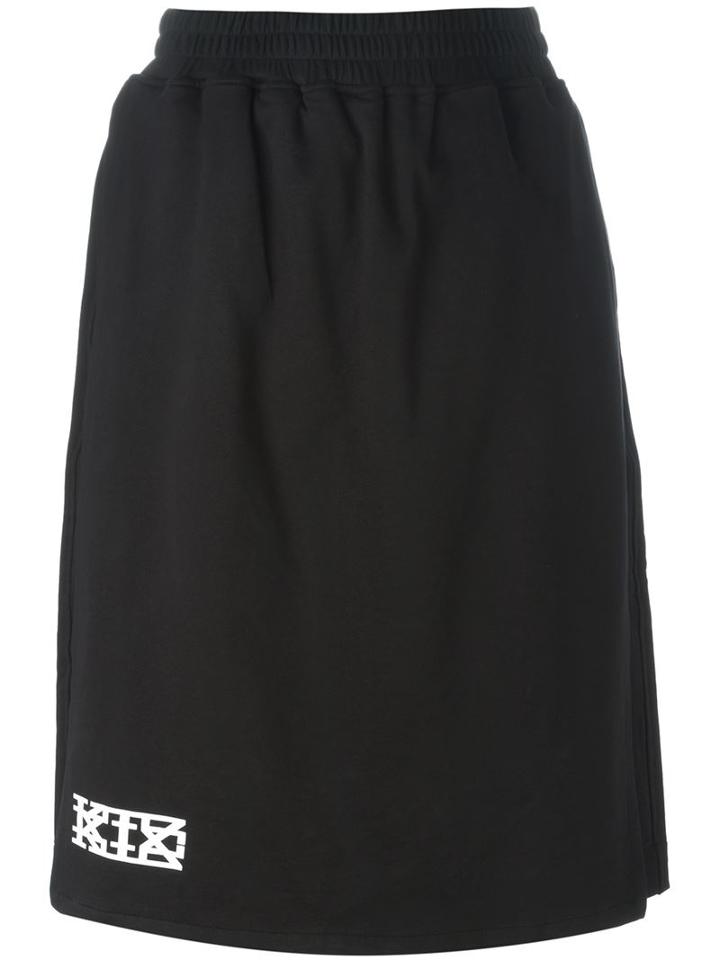 Ktz Front Panel Shorts, Women's, Size: Large, Black, Cotton