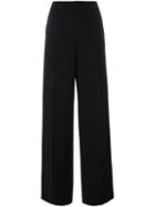 Victoria Beckham Tailored Straight Trousers, Women's, Size: 38, Black, Viscose/cotton