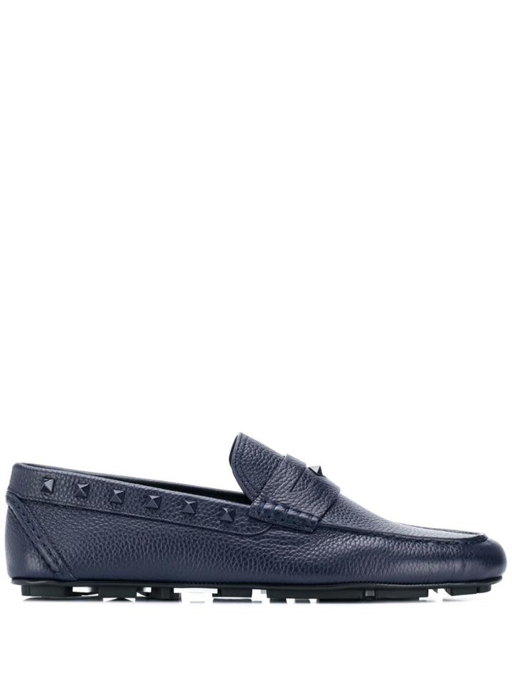 Valentino Valentino Garavani Rockstud Loafers - Blue