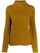 Gentry Portofino Ribbed Knit Jumper - Yellow