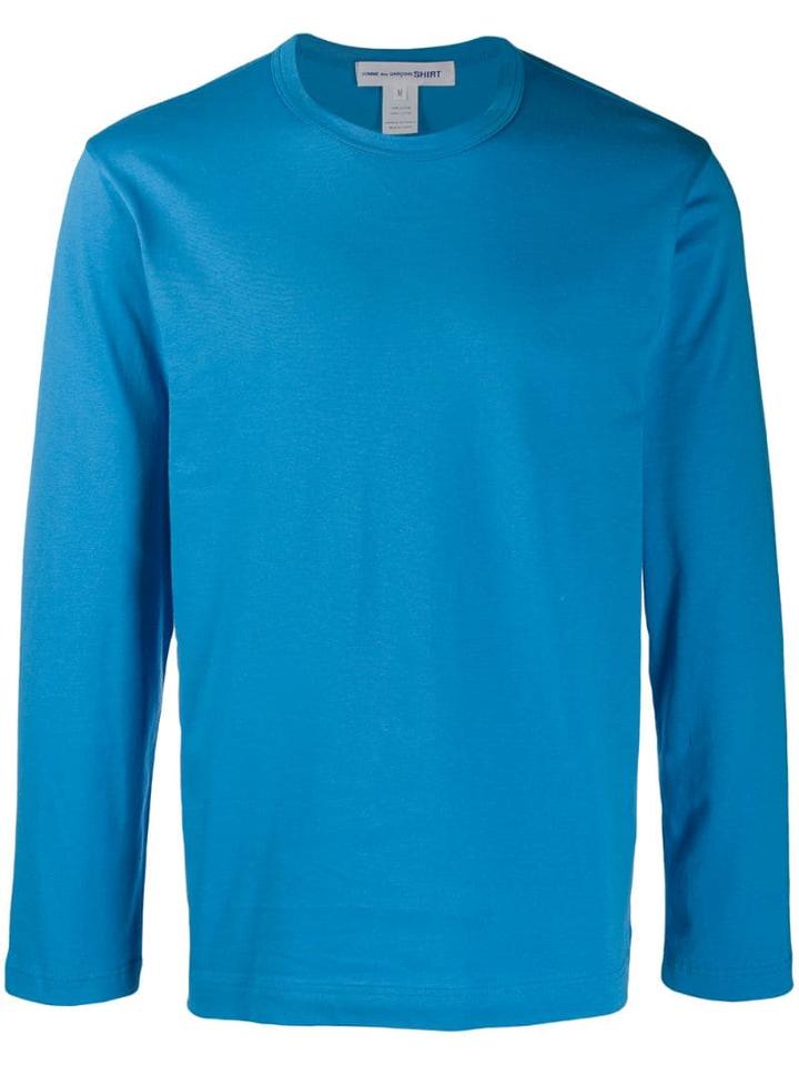 Comme Des Garçons Shirt Long Sleeve Top - Blue