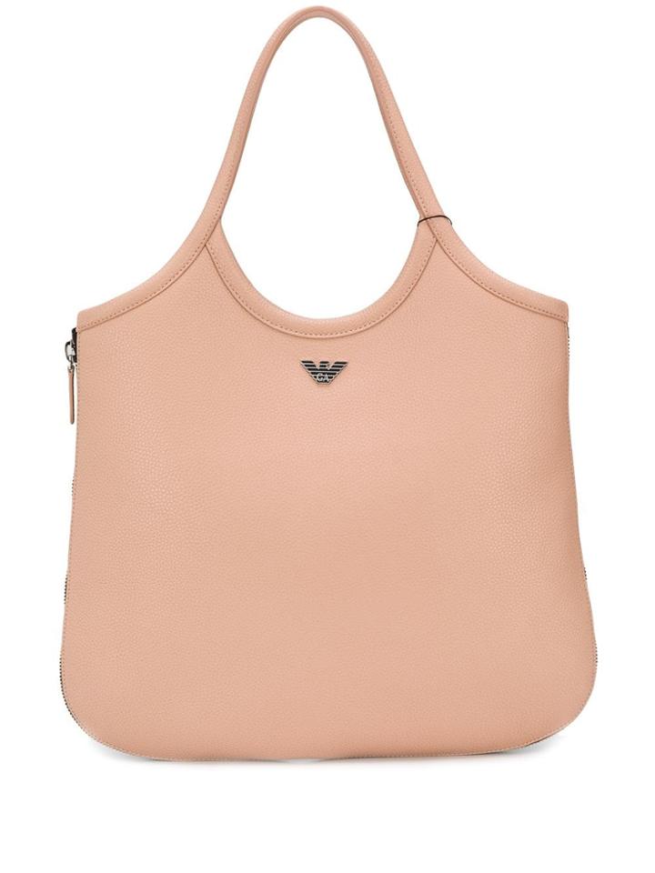 Emporio Armani Logo Tote Bag - Pink