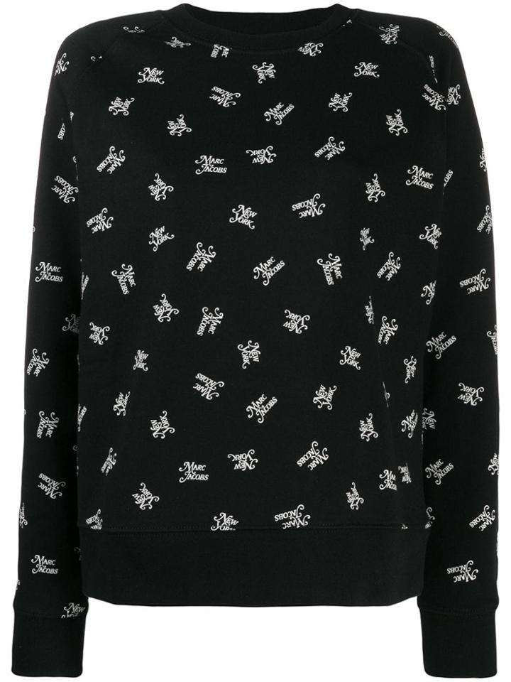 Marc Jacobs Printed Sweatshirt - Black