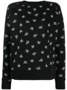Marc Jacobs Printed Sweatshirt - Black