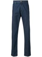 Z Zegna Straight Leg Jeans - Blue
