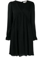 Michael Michael Kors V-neck Short Dress - Black