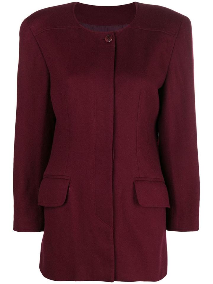 Gucci Vintage 1980's Structured Slim Jacket
